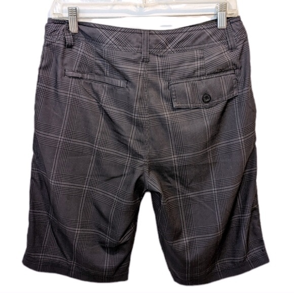 O’NEILL grey plaid hybrid shorts sz 30 - Picture 2 of 7